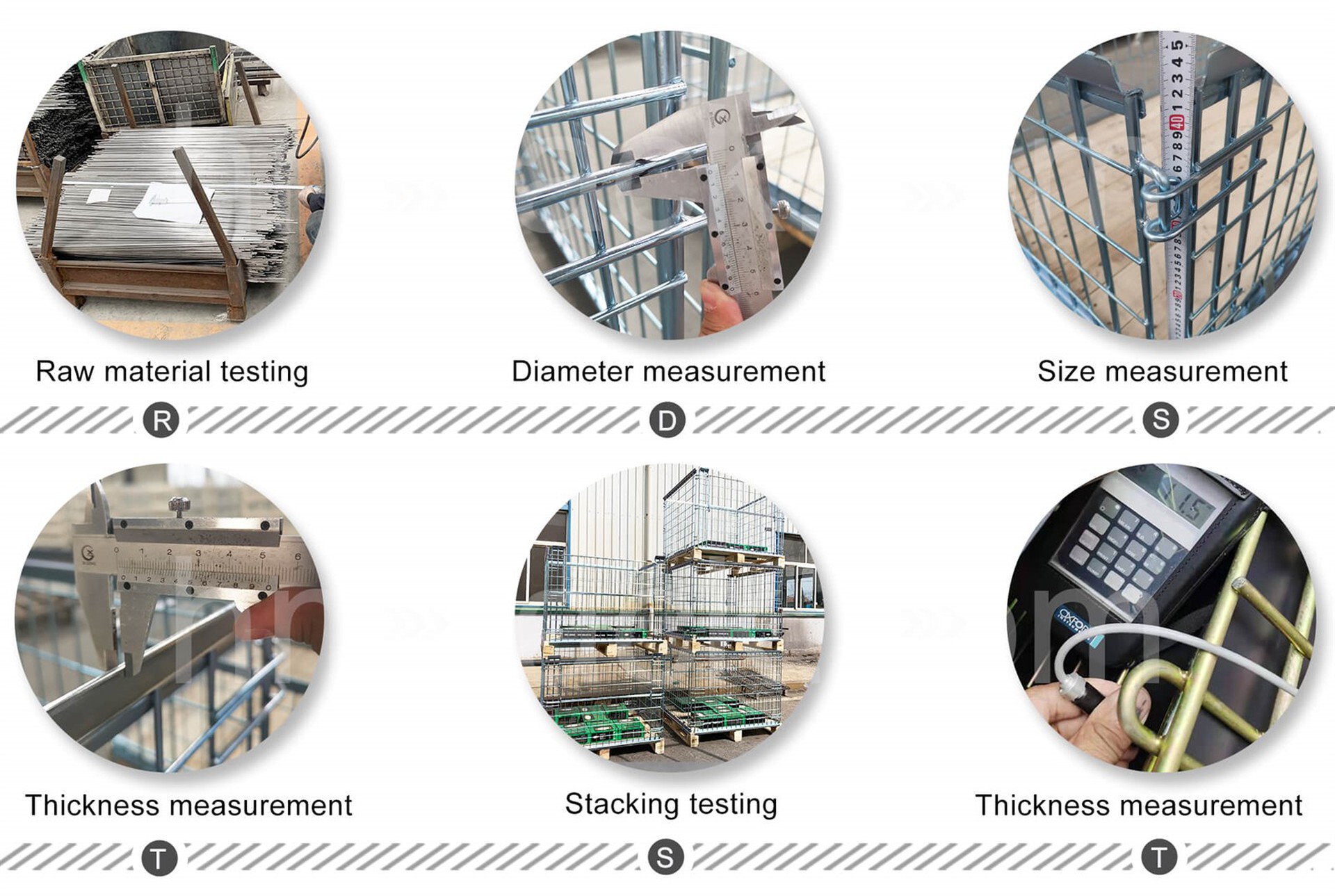 Steel Pallet Cages Quality Inspection Steel Pallet Cages Quality Inspection