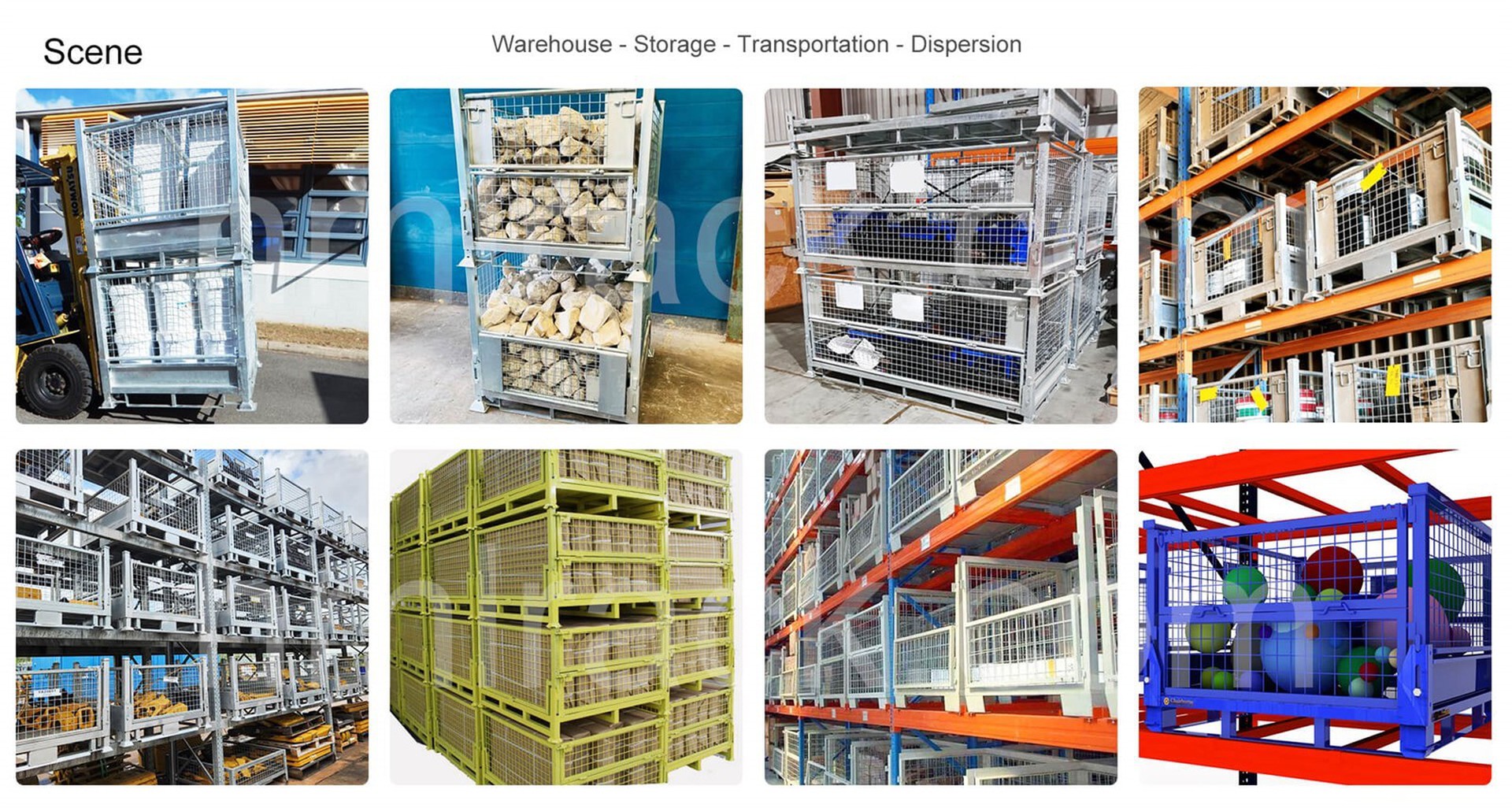 steel metal storage pallet cage Applications steel metal storage pallet cage Applications