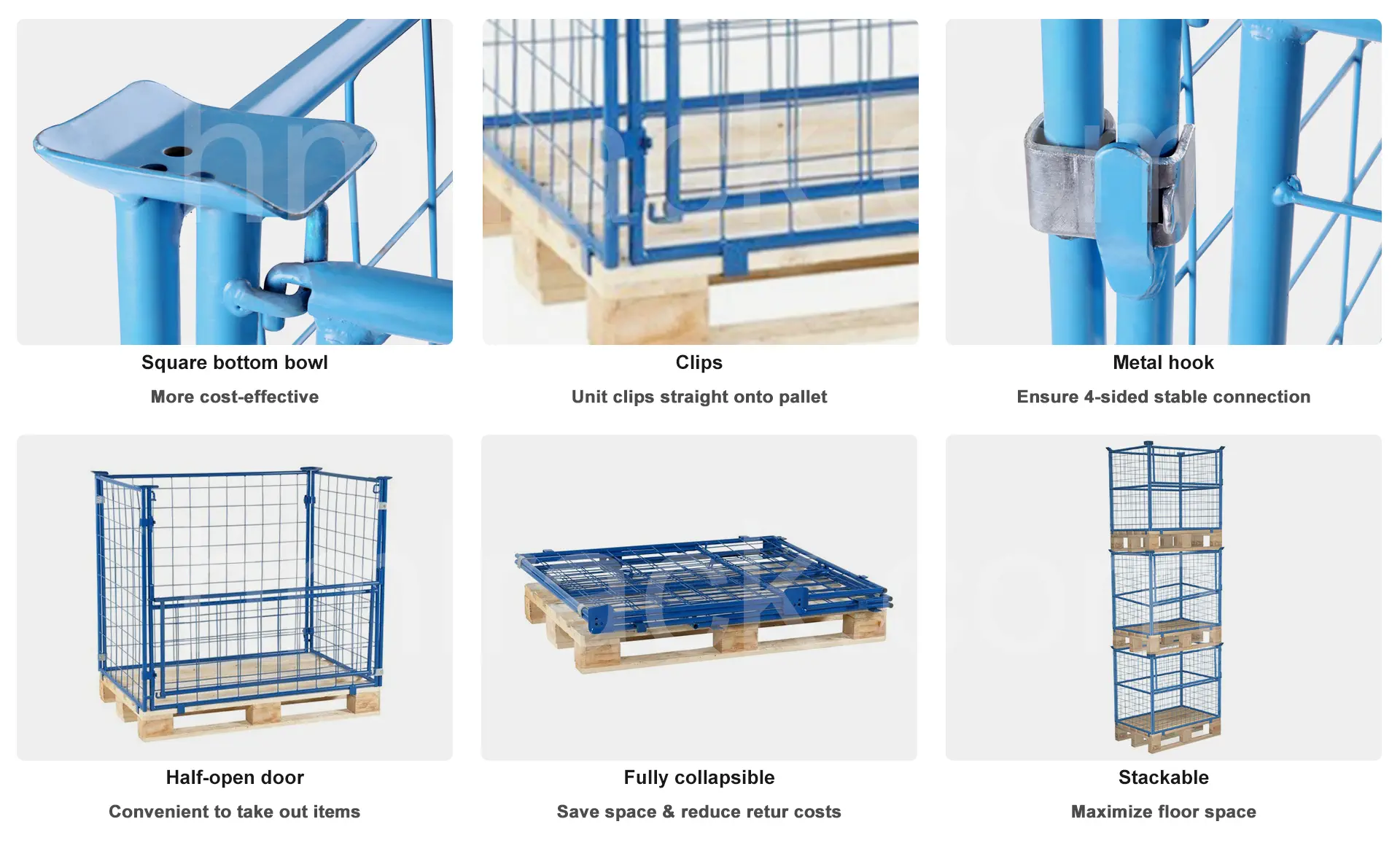 Details-Cage Container for pallets Details-Cage Container for pallets